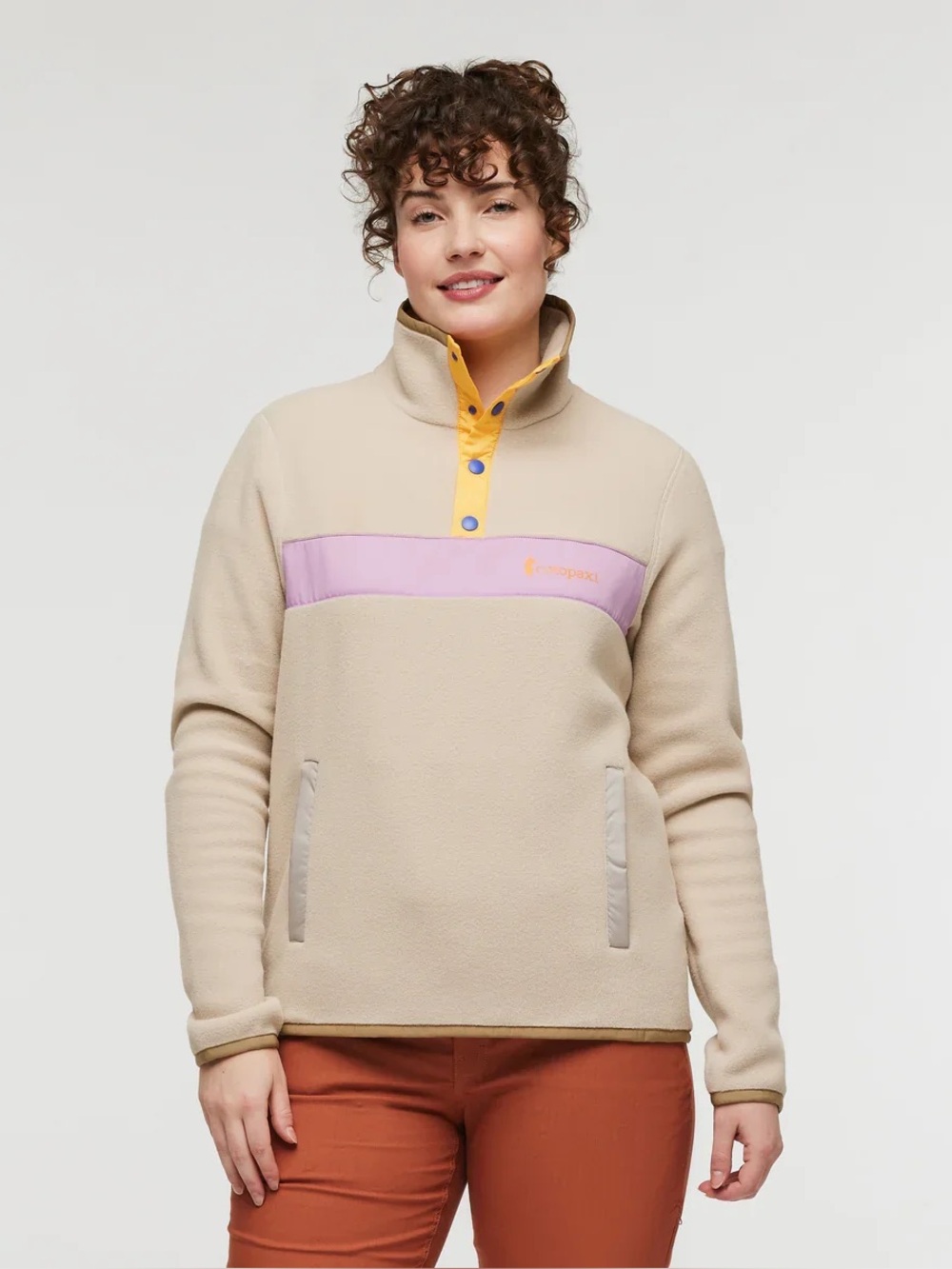 Cotopaxi Teca Fleece Pullover in Sugar Cookie XS A17